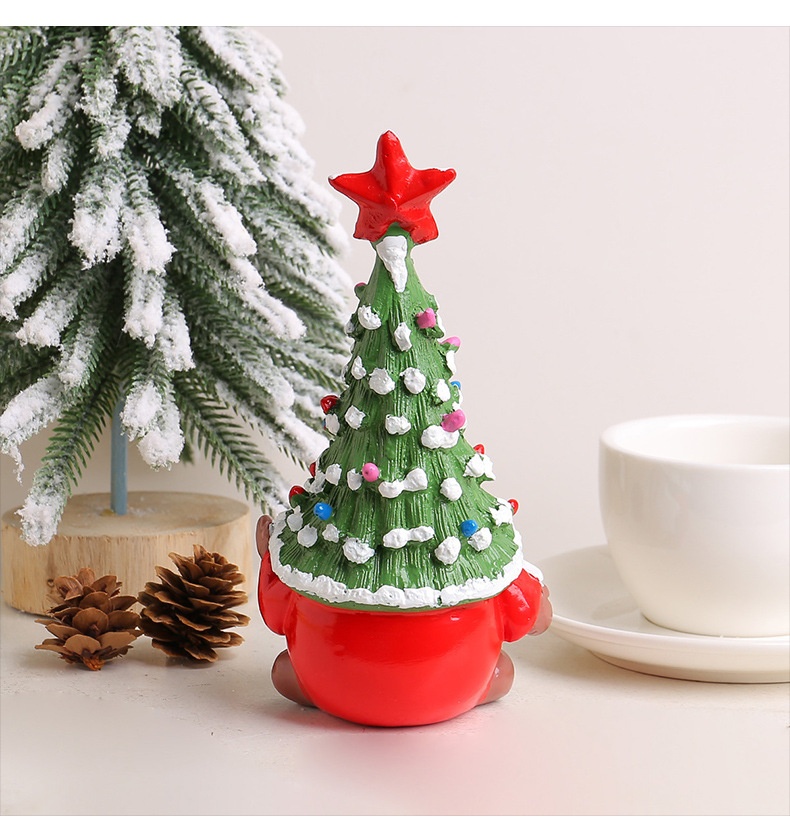 Christmas,Creative Christmas tree hat for the elderly - resin crafts